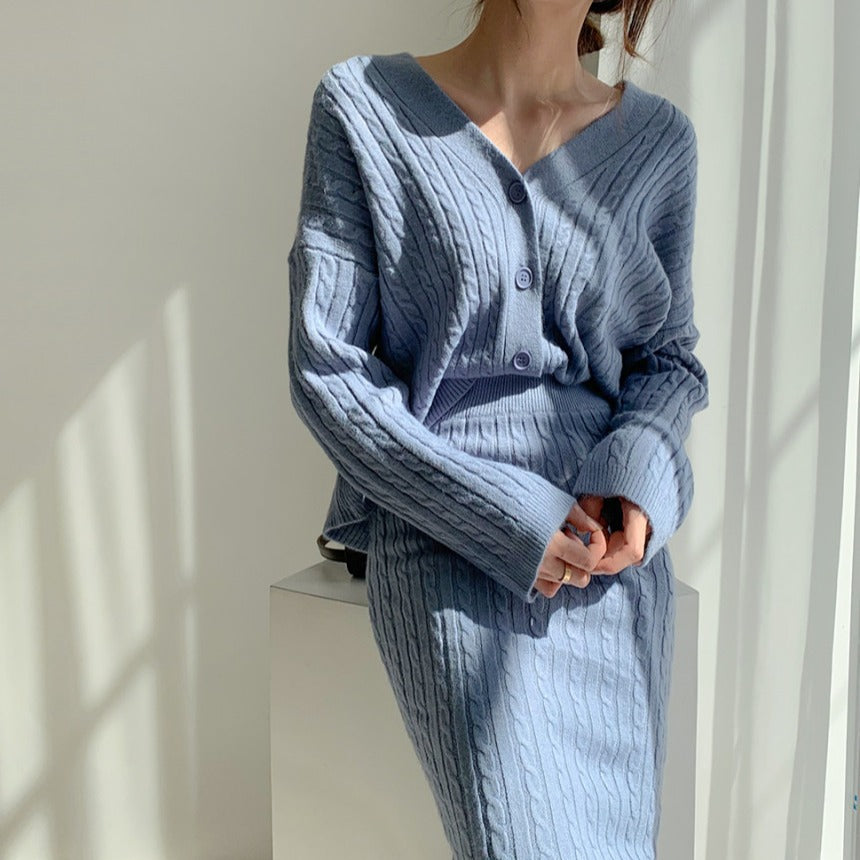 Oversized Knit Sweater Dress