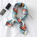 Mini Satin Neck Scarf – detail view