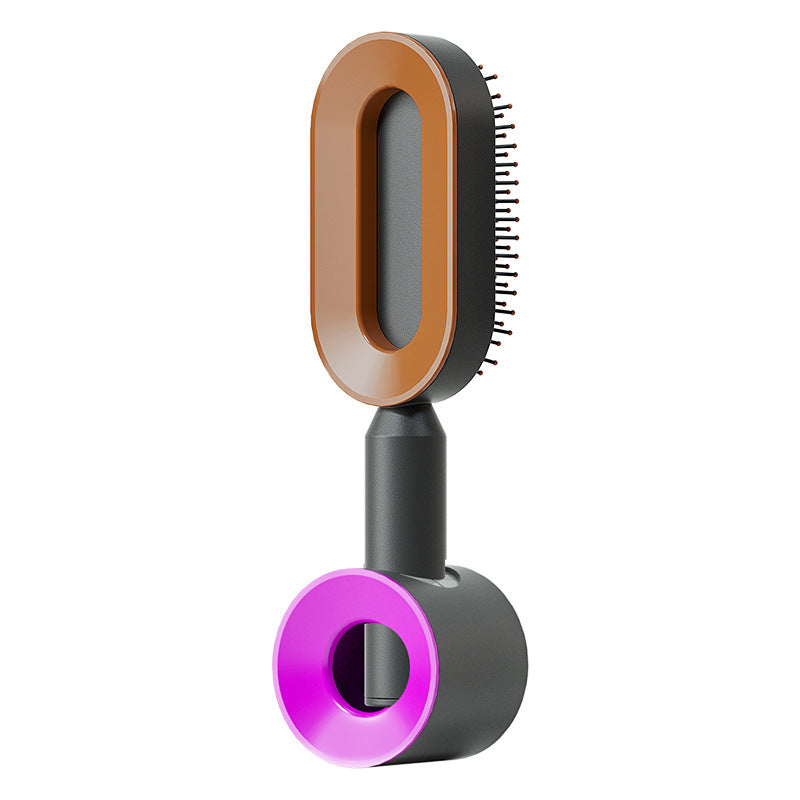 Self-Cleaning Scalp Massage Hair Brush – detail view